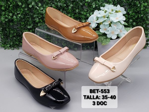 CALZADO TIPO BAILARINA DAMA 35-40