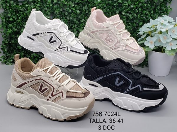 TENNIS CASUAL SUELA ANCHA DAMA 36-41 - Imagen 2