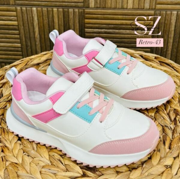 TENNIS CASUAL VELCRO NIÑA 25-30 - Imagen 2