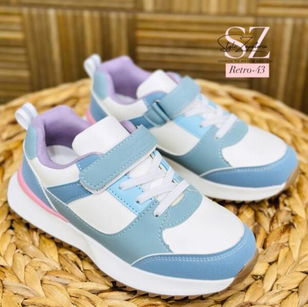 TENNIS CASUAL VELCRO NIÑA 25-30 - Imagen 3
