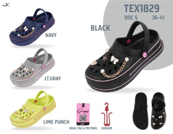 SANDALIA TIPO CROCS DAMA 36-41