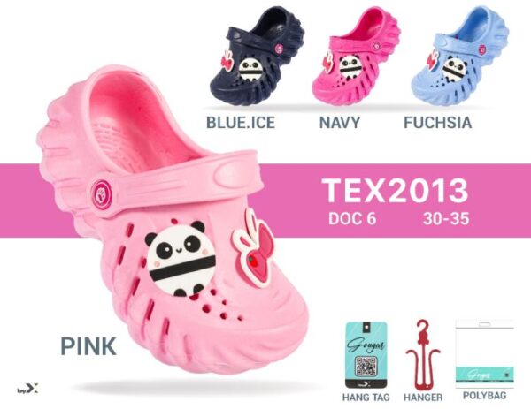 SANDALIA TIPO CROCS NIÑA 30-35