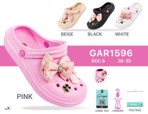 SANDALIA TIPO CROCS NIÑA 30-35