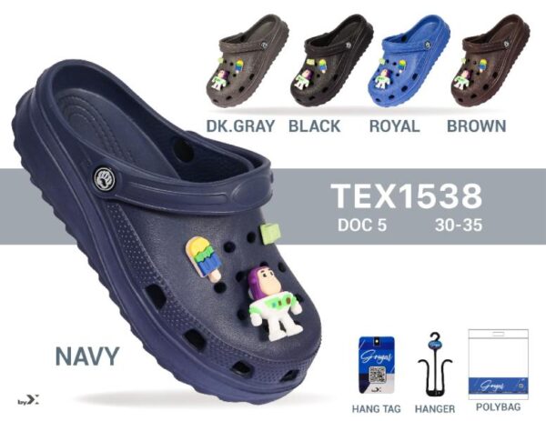 SANDALIA TIPO CROCS NIÑO 30-35