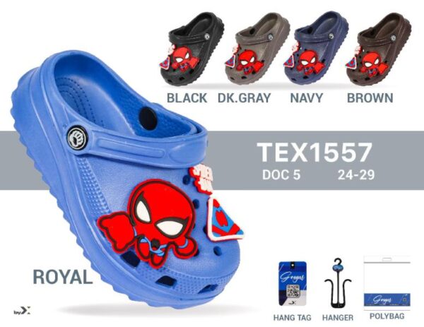 SANDALIA TIPO CROCS NIÑO 24-29
