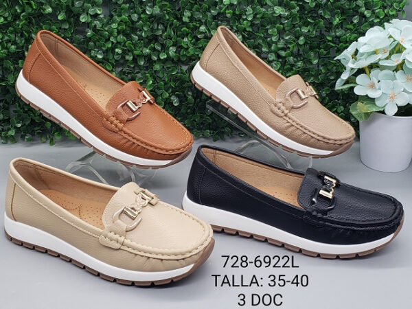 CALZADO CASUAL MOCASIN DAMA 35-40