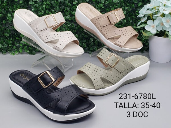 SANDALIA CUÑA DAMA 35-40