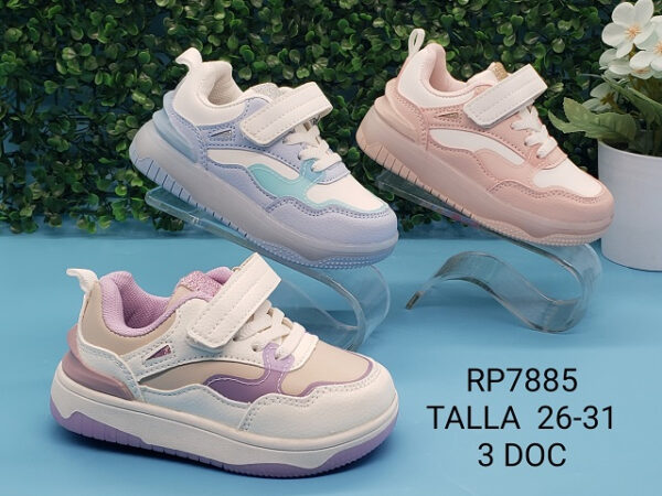 TENNIS CASUAL VELCRO NIÑA 26-31 - Imagen 2